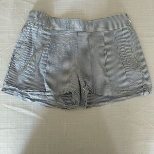 J. Crew Blue Striped Shorts